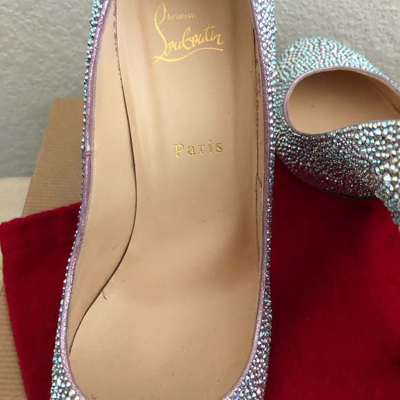 Christian Loubutin samira strass 100 Burma - Picture 2 of 8